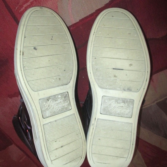 Alejandro Ingelmo Metallic Aubergine leather Tron - Picture 5 of 5